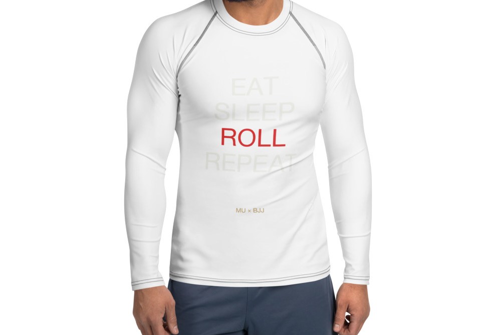 EAT · SLEEP · ROLL · REPEAT Rashguard