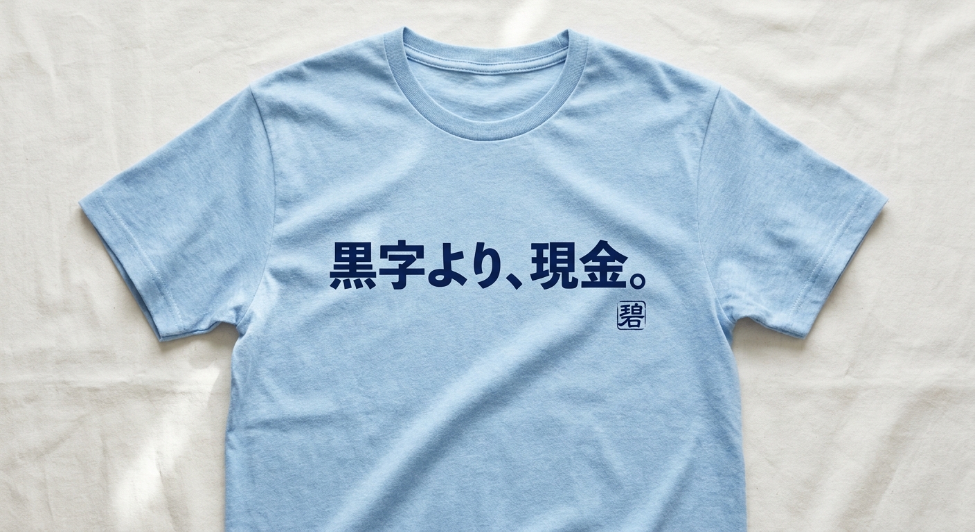 黒字より、現金。