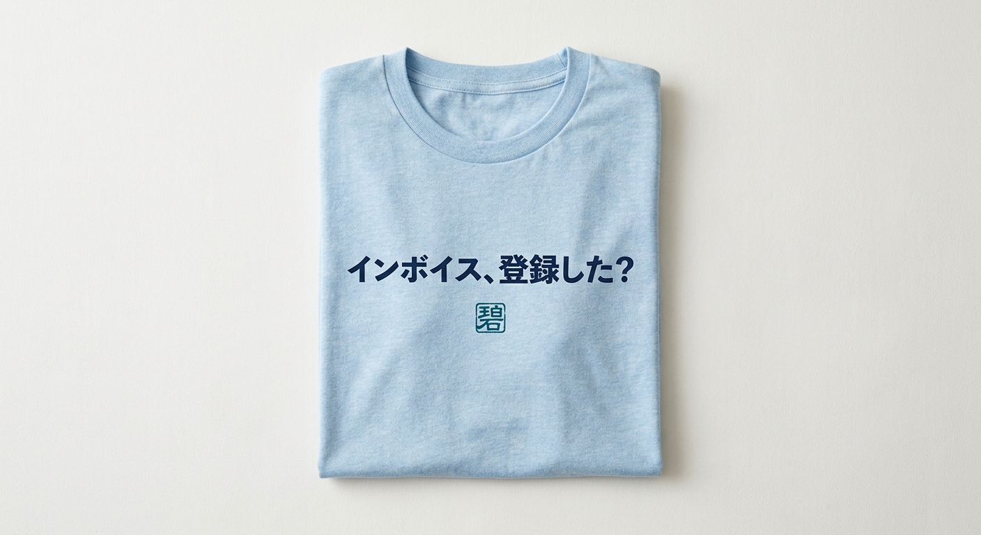 インボイス、登録した?