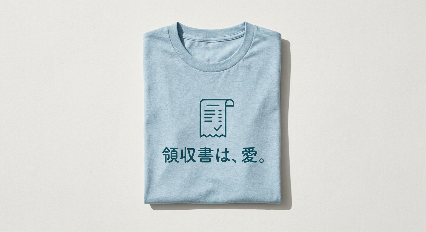 領収書は、愛。