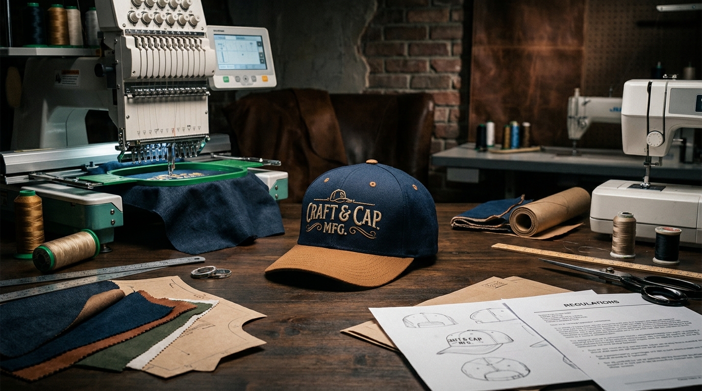 オリジナルキャップ（帽子）の作り方｜刺繍ロゴ入れと製造手順・規制・原価まで完全ガイドのイメージ